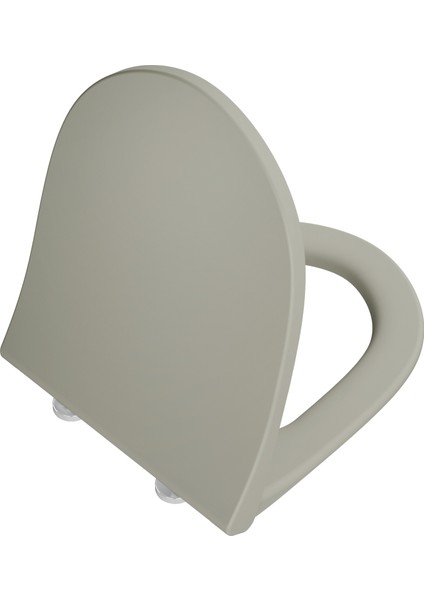 Sento 130-420R009 İnce Klozet, Mat Bej