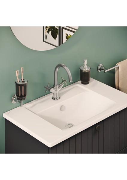 Origin Classic A42884 Lavabo Bataryası, Çift Kumandalı, Krom