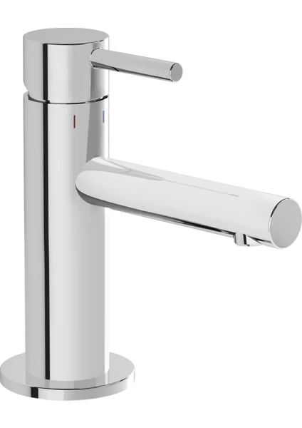 Vitra Origin A42555 Kısa Lavabo Bataryası, Krom