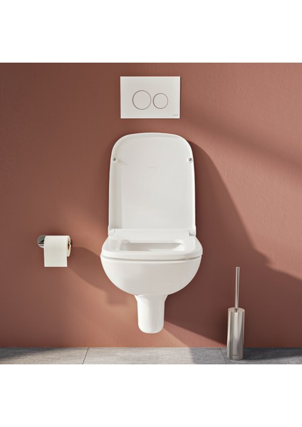S20 77-003R009 Klozet Kapağı, Yavaş Kapanır, Kolay Çıkabilir, Beyaz