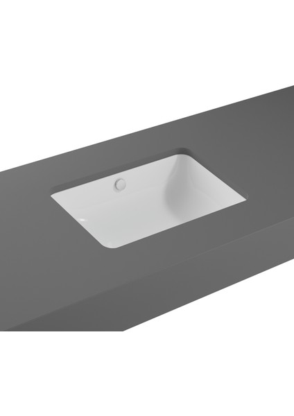 S20 7475B003-0618 Tezgah Altı Lavabo, 48 cm, Beyaz