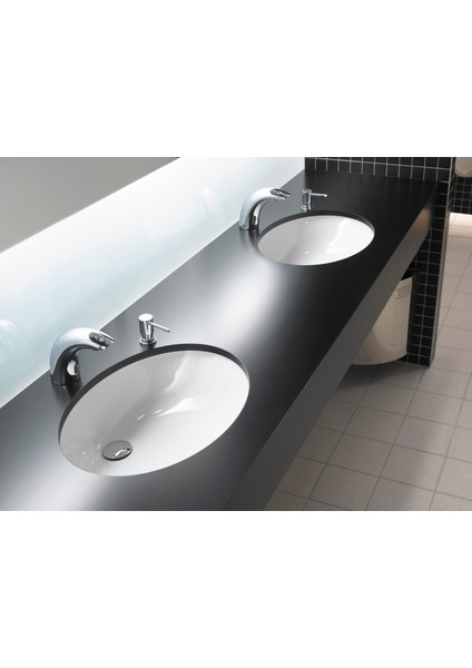 S20 6069B003-0012 Tezgah Altı Lavabo, 52 cm, Beyaz