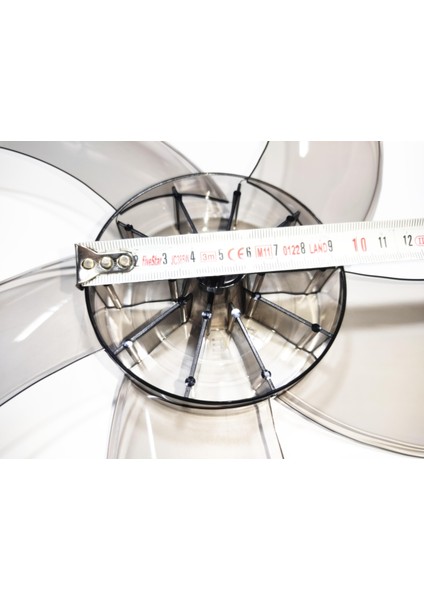 Sern Airking Ottowa Modele Uyumlu Vantilatör Pervanesi 16INÇ 5 Kanat 38CM Füme Renk Pls
