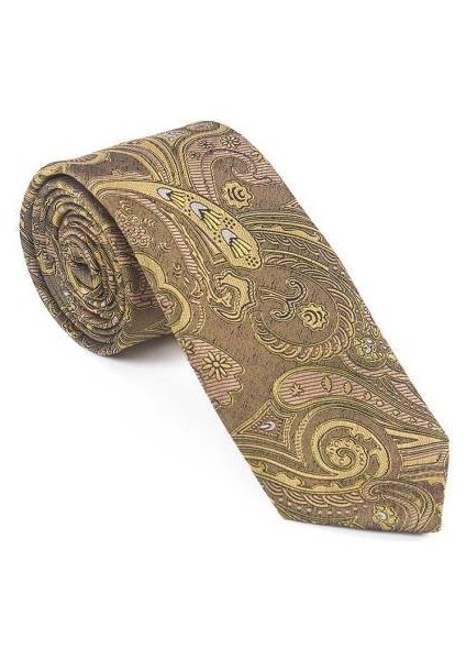Hardal Şal Motif Desen Kravat Mendil Set fiyatları