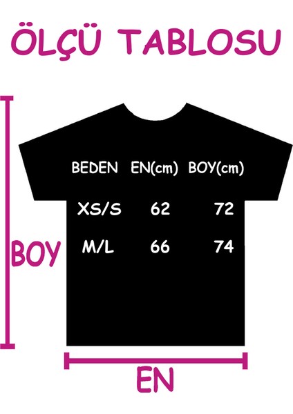 Karede Sevgi Beyaz Kısa Kollu Ön ve Arka Baskılı Oversize Kadın T-Shirt