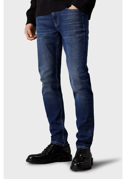 Calvin Klein Streç Pamuklu Skinny Fit Normal Bel Daralan Paça Jeans J30J3259831BJ Erkek Kot Pantolon J30J325983 1bj