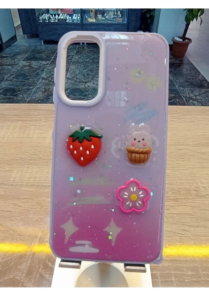 Samsung Galaxy A55 Uyumlu Kabartma Figürlü Darbe Korumalı Kapak Renkli Kılıf fırsatları