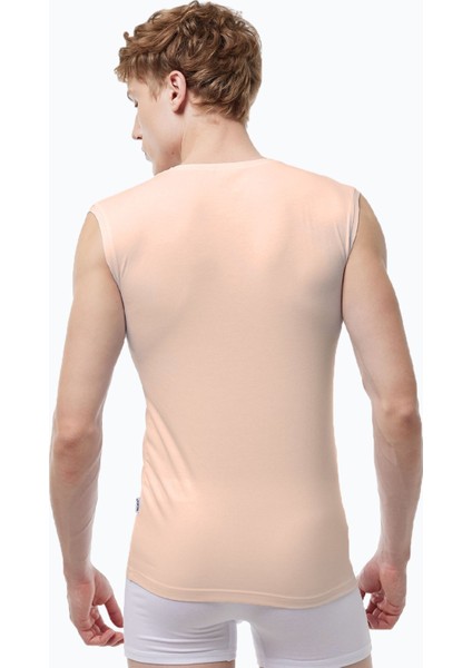 Erkek Ten Rengi 2 Li Paket V Yaka Iz Yapmayan Modal Kolsuz Görünmez Atlet 064 2M064 fırsatları