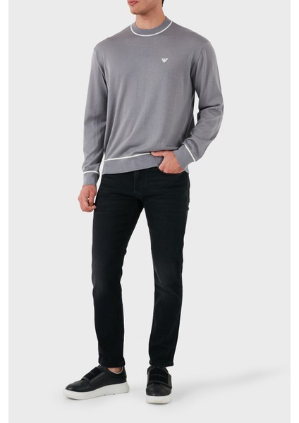 Yün Regular Fit Bisiklet Yaka Kazak Erkek Kazak 6D1MXH 1mjlz F625