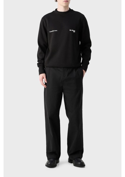 Pamuklu Regular Fit Bisiklet Yaka Sweat J30J326877BEH Erkek Sweat J30J326877 Beh