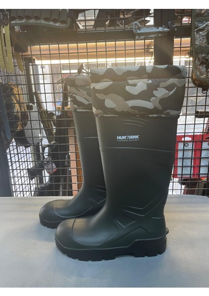 Hunthınk Kamuflaj Büzmeli Çizme