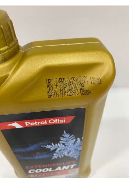 Petrol Ofisi Kırmızı Antifriz 1litre (2024 Üretim)