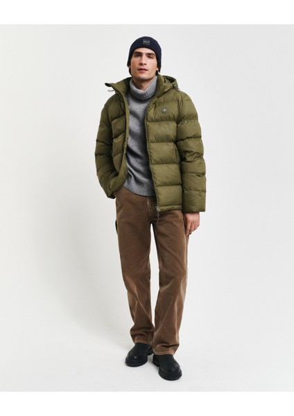 Erkek Yeşil Kapüşonlu Mont 7006452.301 fırsatları