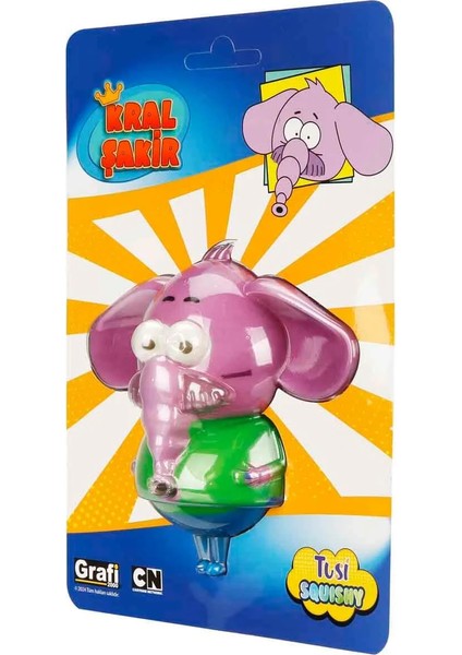 Squishy Köpük Kral Şakir Fil Necati Figürü