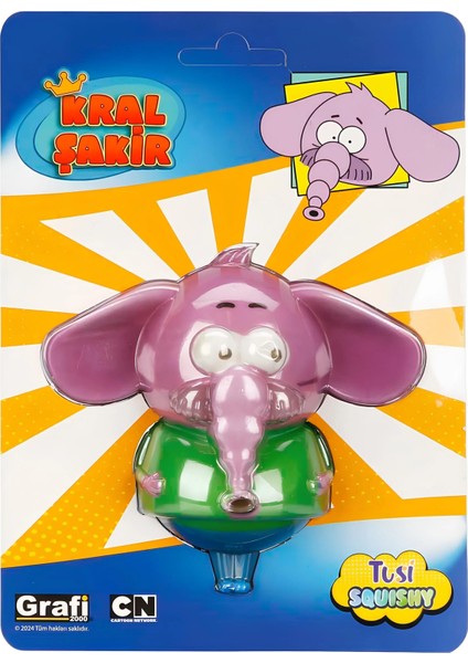 Squishy Köpük Kral Şakir Fil Necati Figürü