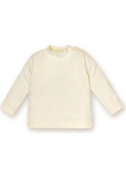 Welsoft Ayıcık Desenli Düğmeli Salopet ve Uzun Kollu Tshirt Takım