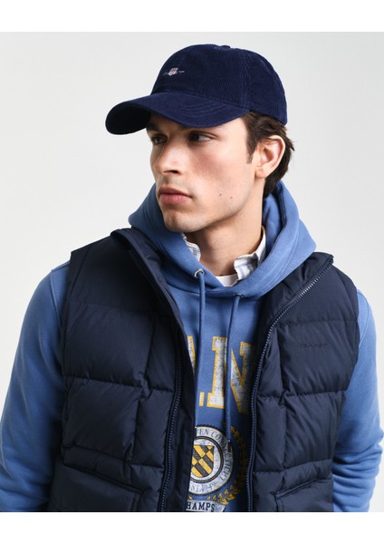 Erkek Lacivert Regular Fit Dik Yaka Kapitone Yelek 7006444.410
