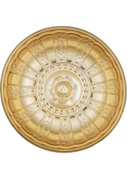 Hamam Tası Osmanlı Motifli Metal Banyo Tası Gold fiyatları