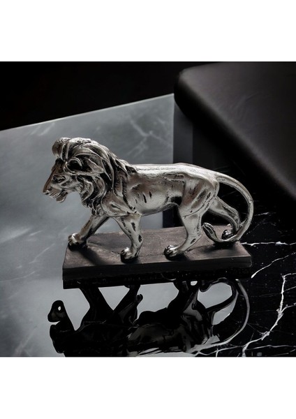 El Boymalı Aslan Figürü, Dekoratif ve Şık Ev-Ofis Süsleme, 26x18 cm modelleri