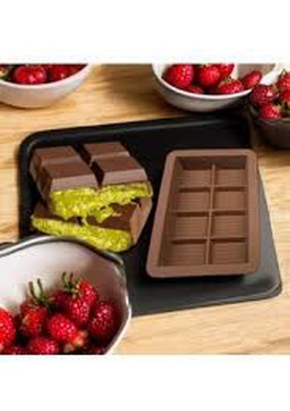 Silikon Çikolata Kalıbı, Dubai Çikolatası Kalıbı 10cm x 18cm