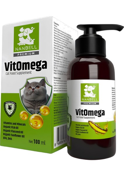 Vitomega Supplement Kedi