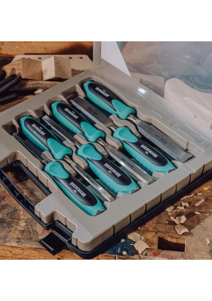 Ahşap Keski Seti 6 Parça Paslanmaz Çelik Set 6, 10, 12, 18, 25, 32MM fırsatları