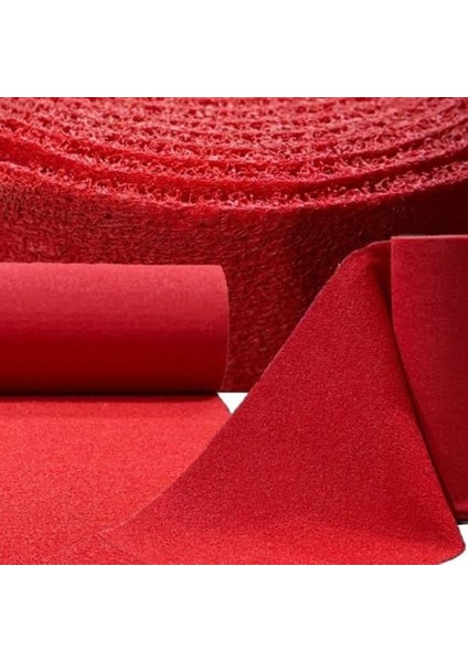 Kaymaz Taban Halı Kıvırcık Paspas 14 mm Kırmızı Su Emici Iş Yeri Apartman Kaymaz Kıvırcık Paspas fiyatları