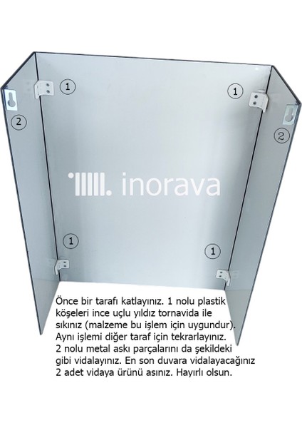 , Kombi Altı Boru Gizleme, Duvara Asmalı, Beyaz fırsatları