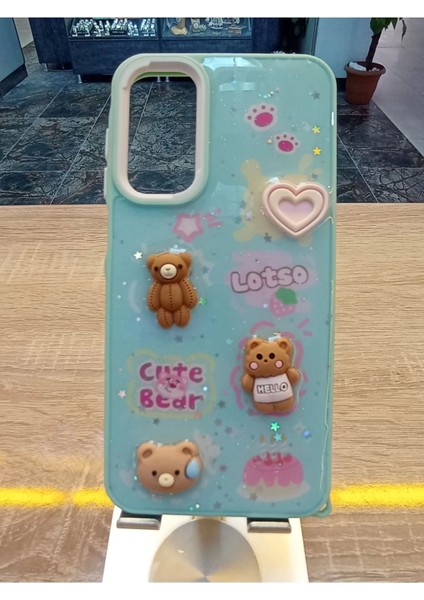 Samsung Galaxy A15 Uyumlu Kabartma Figürlü Darbe Korumalı Kapak Renkli Kılıf modelleri