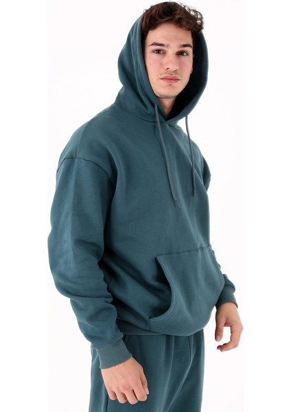 Origin Erkek Hoodie Sweatshirt Petrol