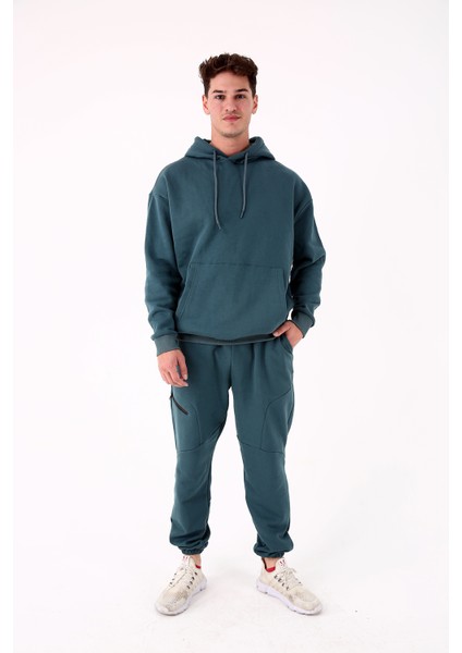 Origin Erkek Hoodie Sweatshirt Petrol