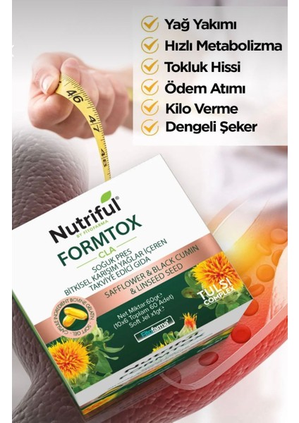 Formtox 60 Adet Soft Jel Takviye Edici Gıda