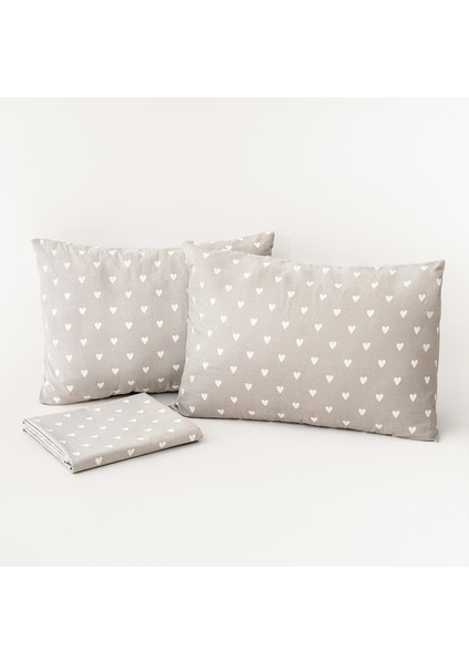 | Mix & Match | Hearts | %100 Pamuk Çift Kişilik Çarşaf Seti
