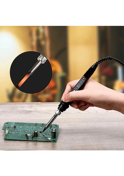 936H-80 Watt Dijital Ayarlı Esd Kalem Havya ( Smd Ler Için Extra Ince Uç Hediyeli ) fiyatları