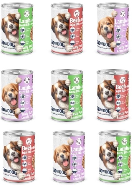 Premium Kıyılmış Karışık Köpek Konservesi 12 ADET*400 G