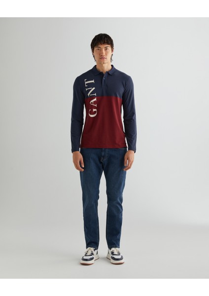 Erkek Lacivert Regular Fit Renk Bloklu Logolu Polo 2424330T.410 modelleri
