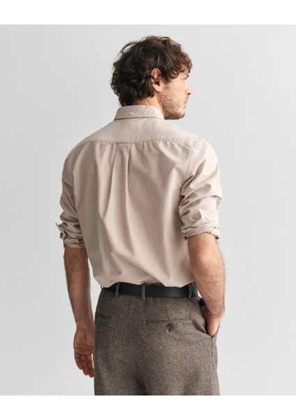 Erkek Regular Fit Düğmeli Yaka Oxford Gömlek 3000200.213 fiyatları