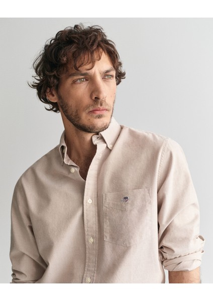 Erkek Regular Fit Düğmeli Yaka Oxford Gömlek 3000200.213 modelleri