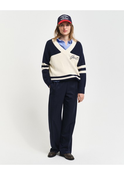 Kadın Lacivert Relaxed Fit Pantolon 4150329.433 fırsatları