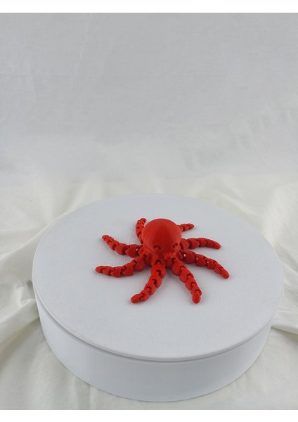 3D Baskı Haraketli Ahtabot Figürü