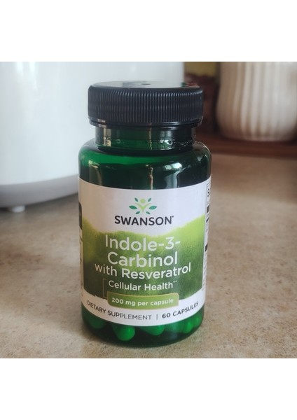 Indole-3-Carbinol With Resveratrol 200 Mg 60 Capsules