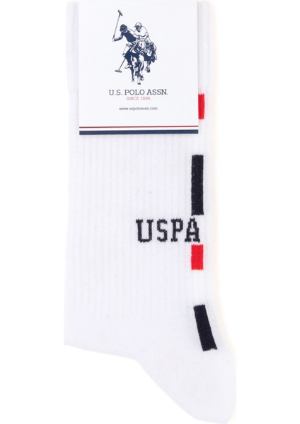 U.S. Polo Assn. Erkek Beyaz Soket 50299017-VR013