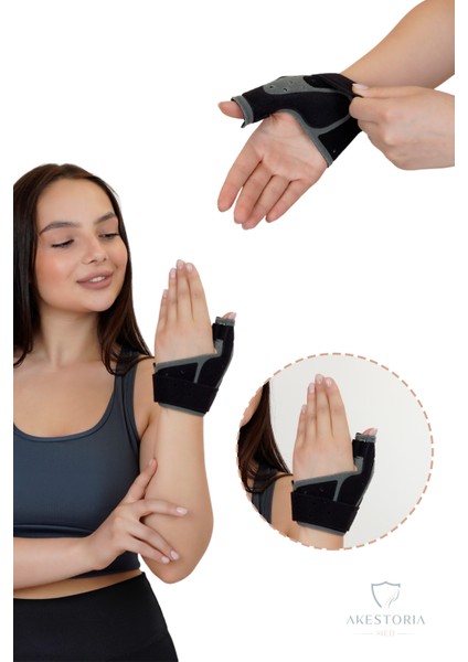 Başparmak Splenti Ayarlanabilir Sağ ve Sol Kullanılabilir Başparmak Destekleyici Korsesi