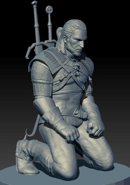 The Witcher 'geralt' Meditasyon Figürü - 10 cm