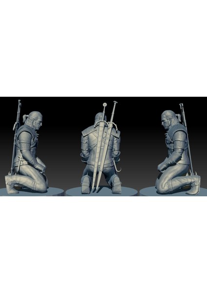 The Witcher 'geralt' Meditasyon Figürü - 10 cm