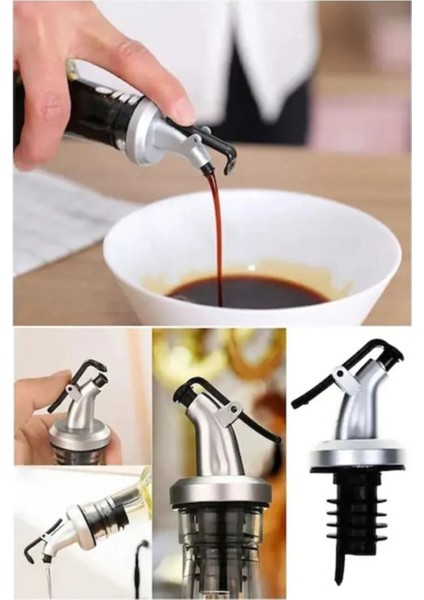Ahşap Stantlı Amber 2'li 750 ml Zeytinyağı Sıvıyağ Şişesi Yağdanlık Yağlık Cam Şişe