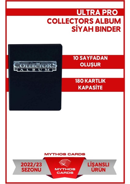 Ultra Pro - Collectors Album Siyah Binder