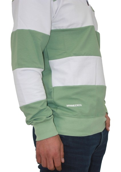 Polo Yaka Garneli Kompak Sweat modelleri
