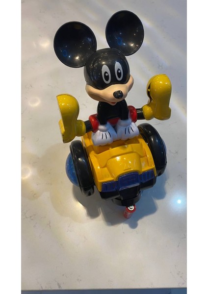 Sesli ve Işıklı Gezen Çılgın Fare Pilli Otomatik Dönen Eğlenceli Crazy Mouse