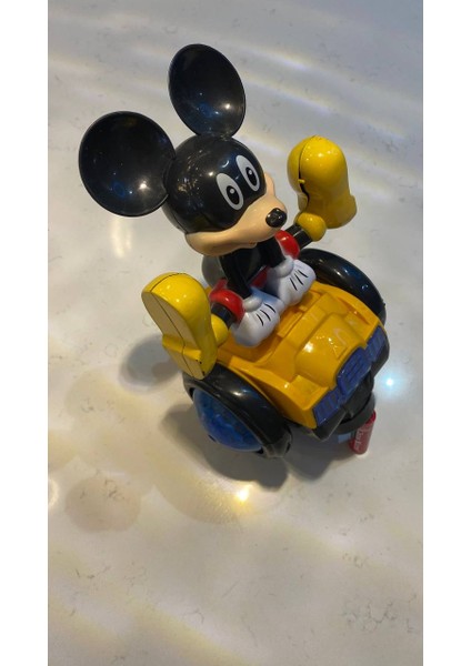 Sesli ve Işıklı Gezen Çılgın Fare Pilli Otomatik Dönen Eğlenceli Crazy Mouse